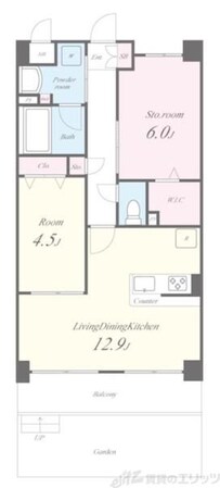 イニシオ山水の物件間取画像
